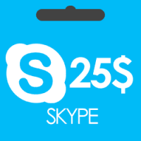 گیفت کارت 25 دلاری اسکایپ Skype