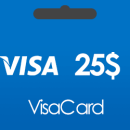 خرید گیفت کارت 25 دلاری ویزا کارت و دریافت کد بصورت آنی و آنلاین