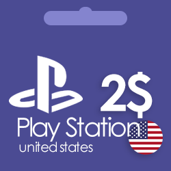 گیفت کارت پلی استیشن امریکا 2 دلاری | Playstation