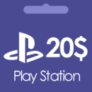 گیفت کارت 20 دلاری پلی استیشن Play Station