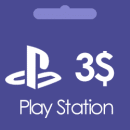 گیفت کارت 3 دلاری پلی استیشن Play Station