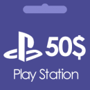 گیفت کارت 50 دلاری پلی استیشن Play Station
