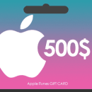 گیفت کارت اپل آیتونز 500 دلاری