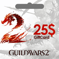 خرید گیفت کارت 25 دلاری بازی گیلد وارز Guild Wars