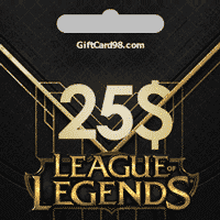خرید گیفت کارت | League Of Legends گیفت کارت 25 دلاری