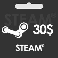 خرید گیفت کارت 30 دلاری استیم | STEAM Gift Card