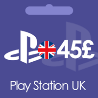 گیفت کارت پلی استیشن psn انگلیس 45 پوندی