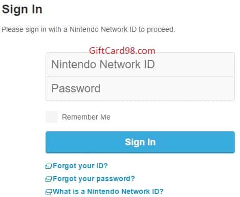 استفاده از گیفت کارت نینتندو Nintendo ID