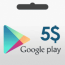 گیفت کارت گوگل پلی 5 دلاری آمریکا