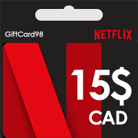 گیفت کارت Netflix کانادا 15 دلار