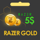 خرید گیفت کارت 5 دلاری Razer Gold گلوبال ریزر