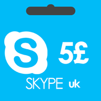 گیفت کارت اسکایپ انگلیس 5 پوندی