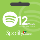 گیفت کارت اسپاتیفای پرمیوم 12 ماهه امارات