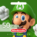 گیفت کارت نینتندو ۵۰ پوندی انگلیس | Nintendo eShop